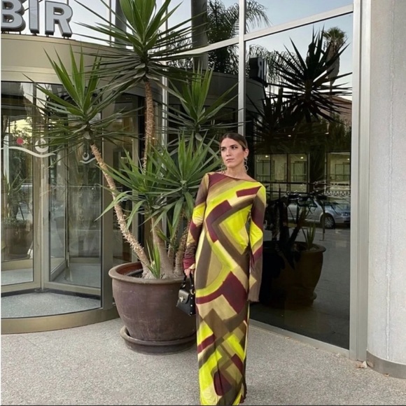 Zara Printed Dress NWT - Picture 5 of 8